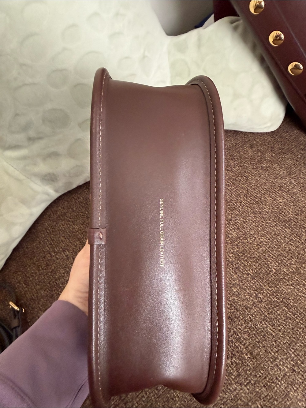 Coach Waverly bag, Leather, Maple, EUC! - Picture 5 of 8